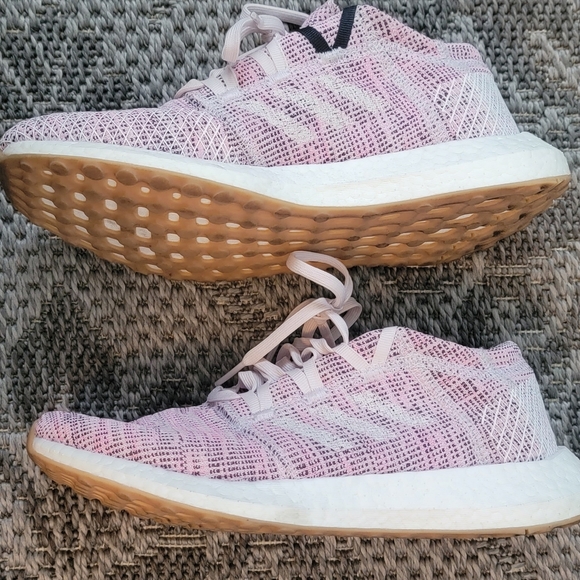 Adidas pure boost - pink & grey sz 7 - Picture 4 of 5